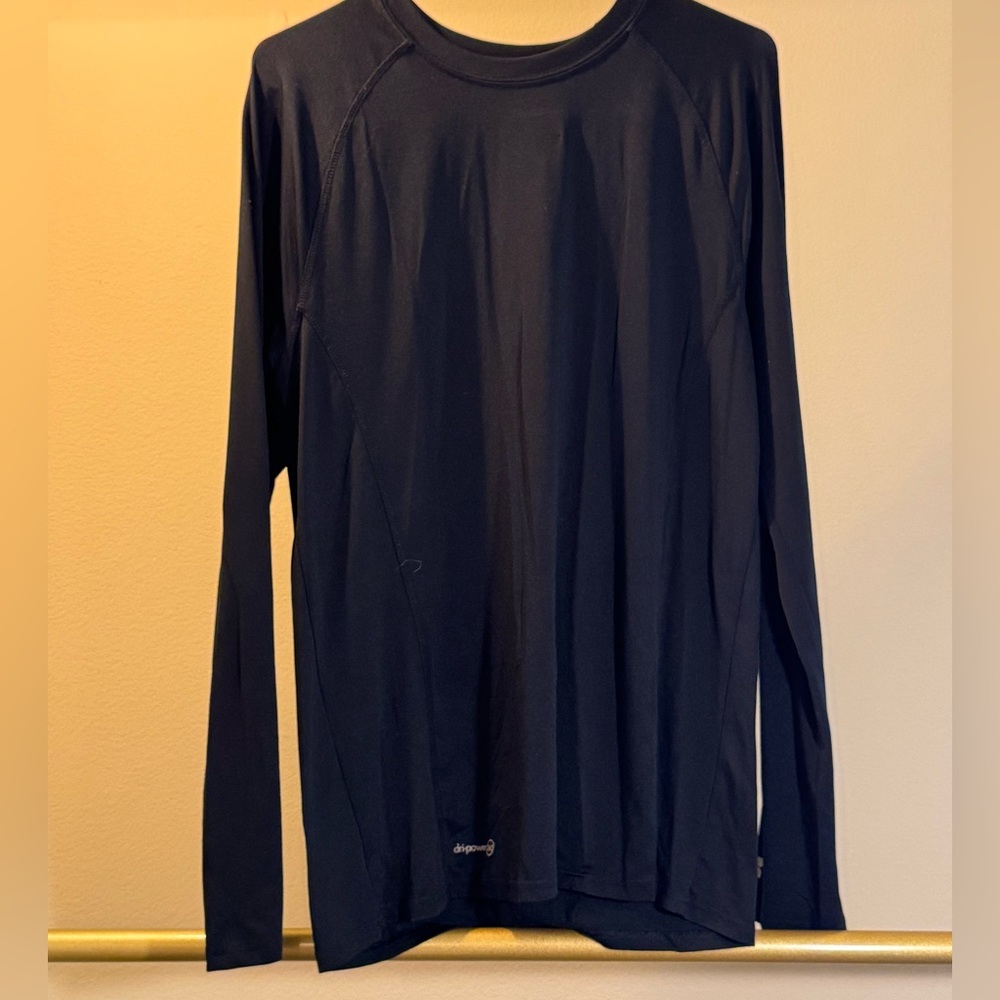 #37 Russell Athletic Black Long Sleeve "DRY-Power 360" Shirt